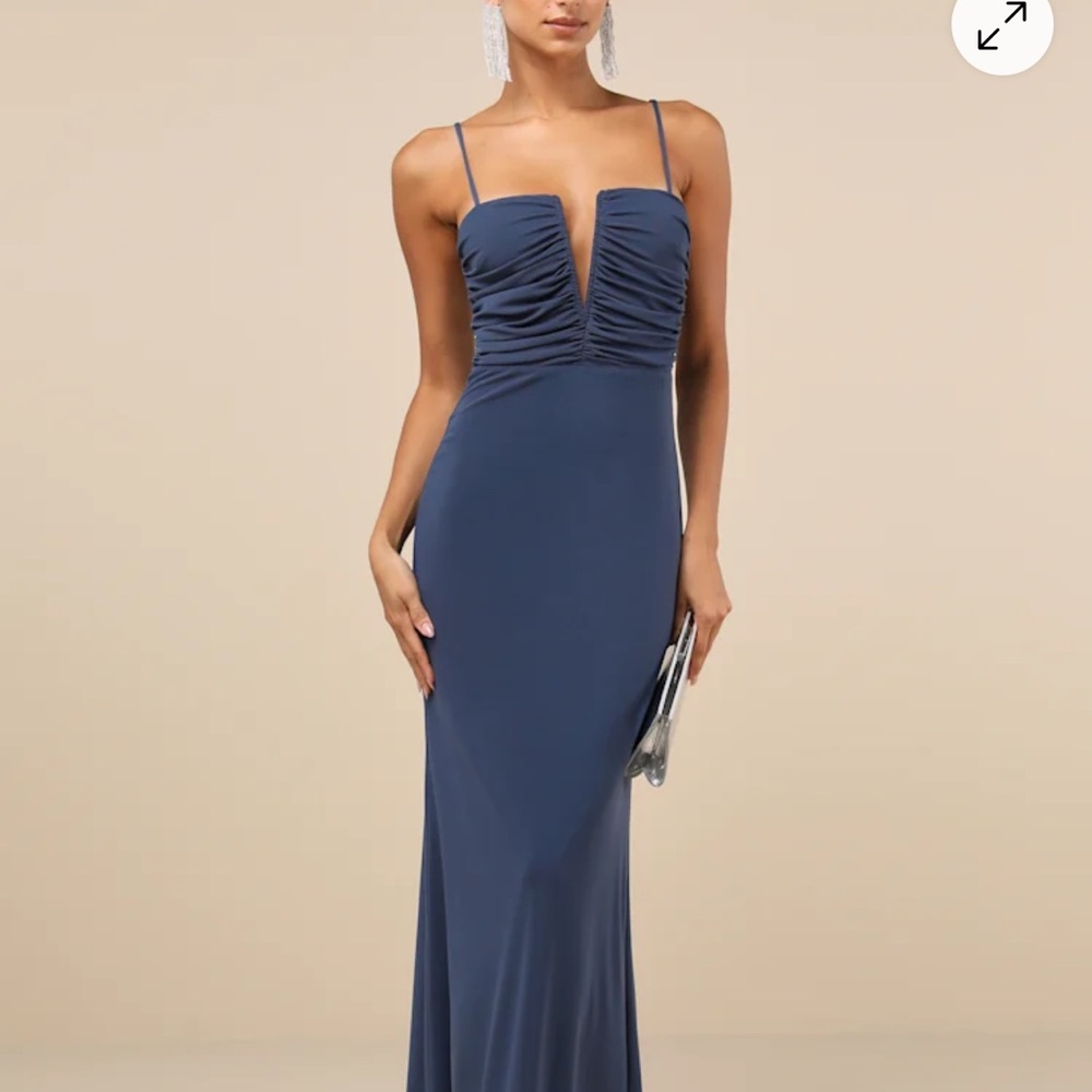 Elegant Blue Evening Gown